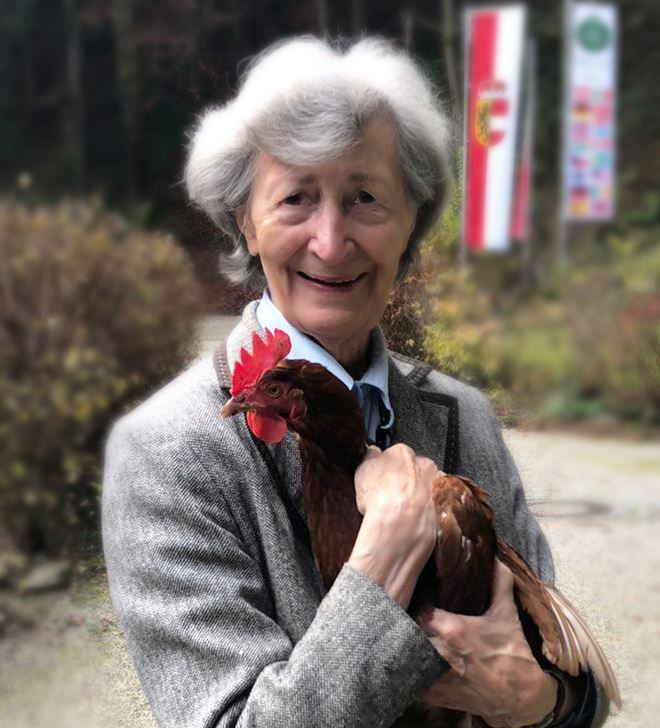 Gastgeberin Ernestine Stadler