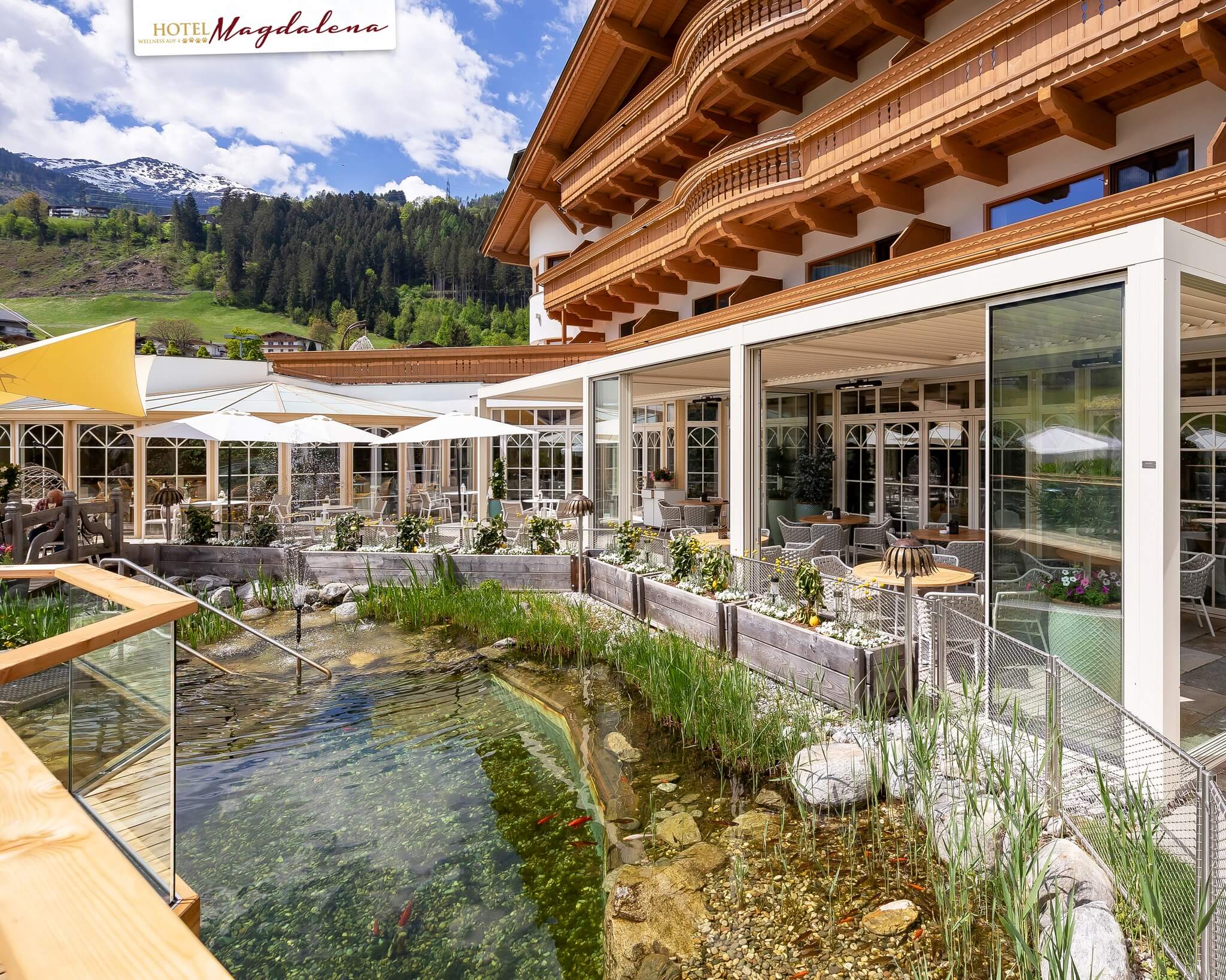Neue Terrasse vom Hotel Magdalena