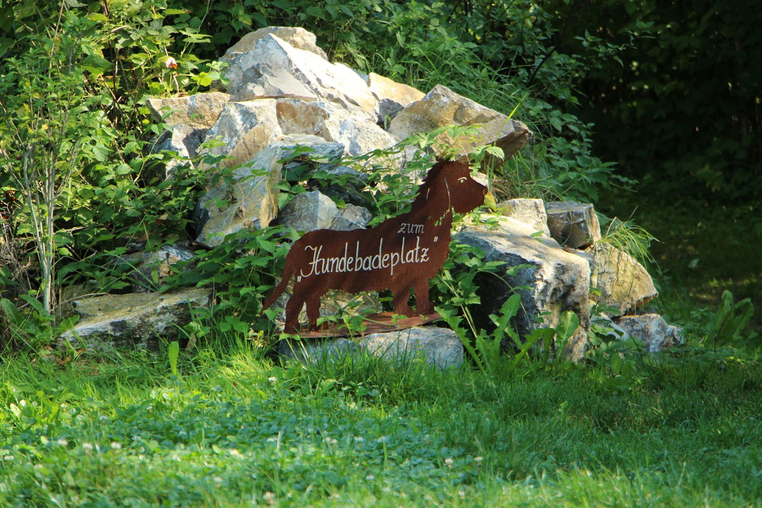 Hundebadeplatz im Steinschalerhof