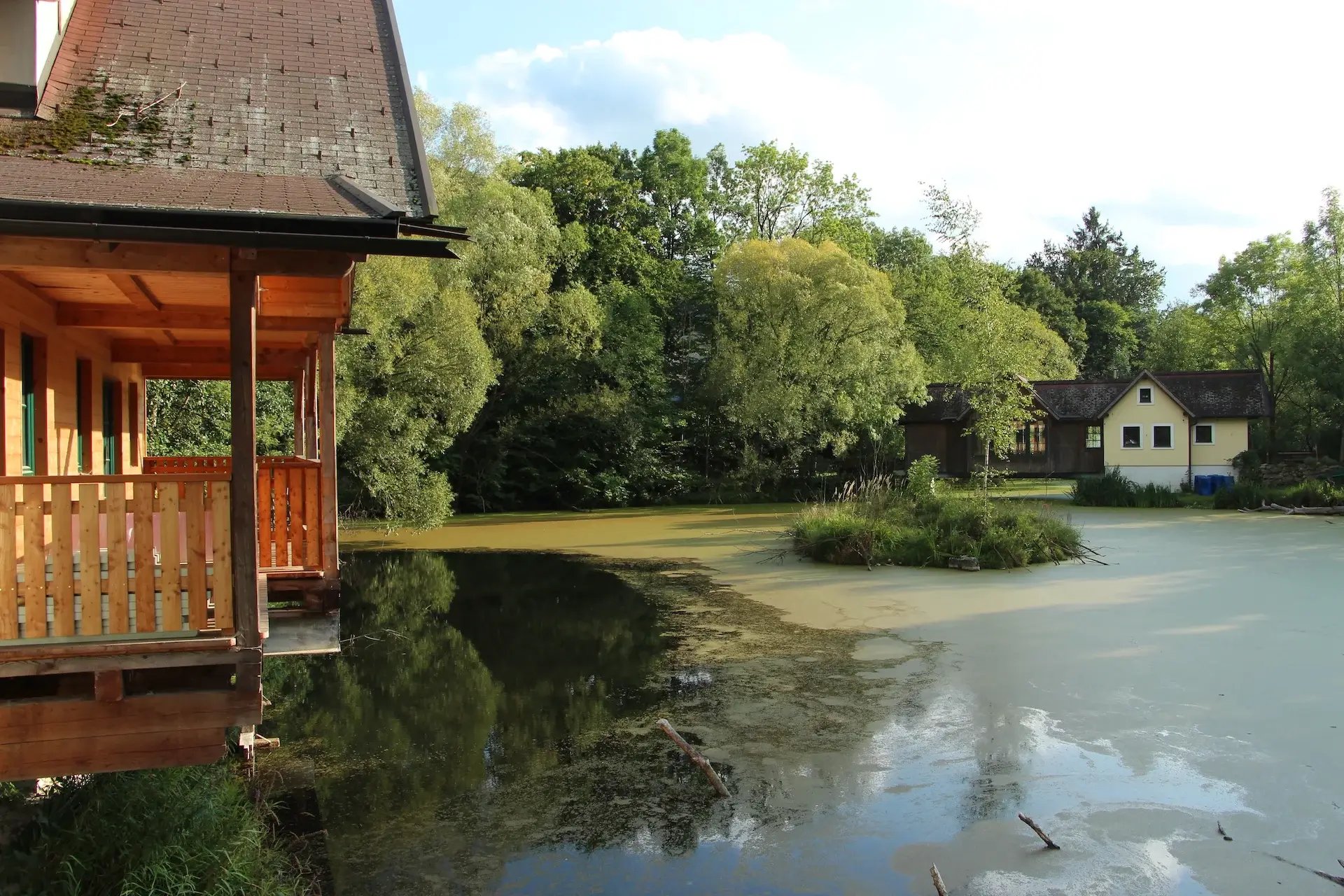 Gartenhaus am Wasser im Steinschalerhof